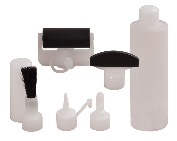 Glue bottle applicator set